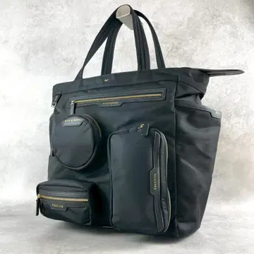 미사용급 안야 힌드마치 커뮤터 토트백 핸드 블랙