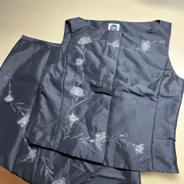 히로코비스 베스트 수트 롱 스커트 블랙