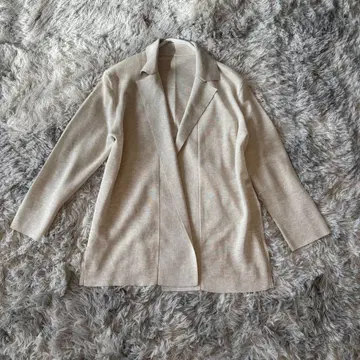 MICHEL KLEIN 사이즈 36(S) 베이지 니트 긴팔 가디건