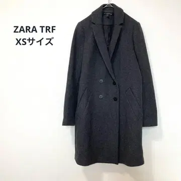 ZARA TRF trf_outerwear 더블 체스터 코트 그레이