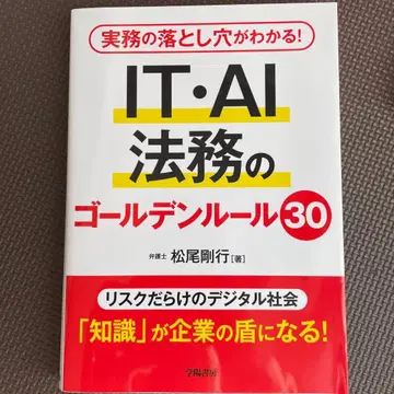 실무의 함정을 알 수 있다! IT AI 법무의 골든룰 30
