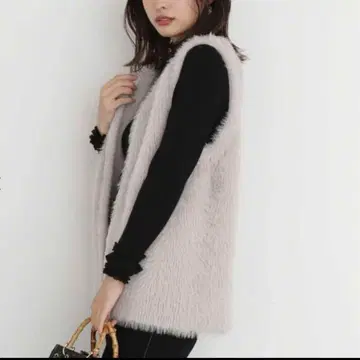 프로포션 바디 드레싱 퍼 베스트 그레이