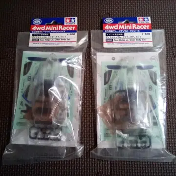 미니 사륜구동 듀얼 릿지 Jr. 클리어 바디 세트 타미야 95645