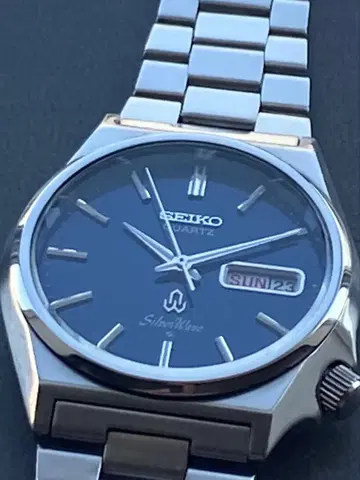 세이코 SEIKO 실버 웨이브 레어 모델 앤티크 컨디션 최상