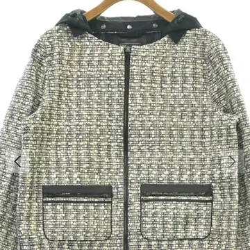 헬레노 트위드 블루종 어도어 요건 레일 플랜테이션 띠어리