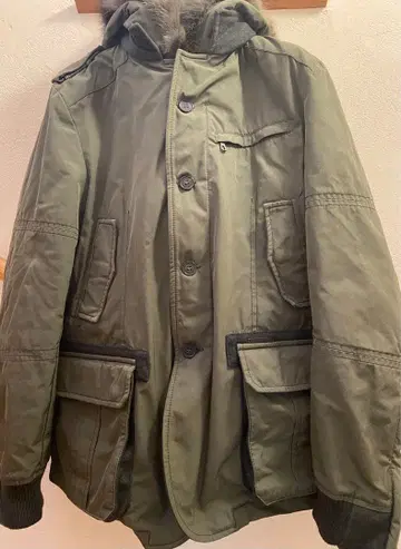 [ 이탈리아제 ] MESSAGERIE 밀리터리 코트 M-51풍 모즈 코트