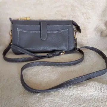 브라운 스마트폰 숄더백