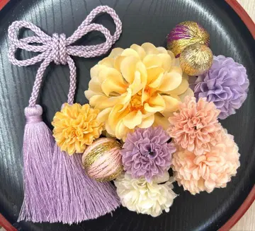 성인식 일본 의류 후리소데 시치고산 사전 촬영 머리 장식