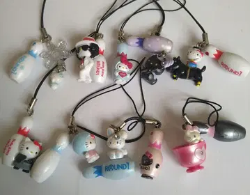 헬로키티 스트랩 라운드원 한정판