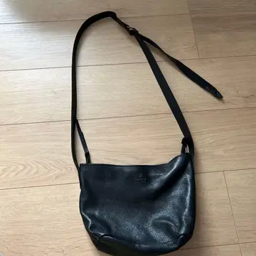 최종 가격 인하 TIDEWAY 블랙 천연 가죽 숄더백