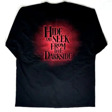 H&S L/S BLACK/RED Lsize 미사용 긴팔 티셔츠