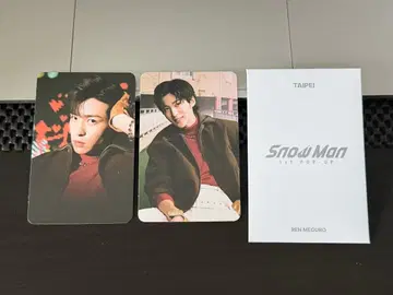 Snow Man POP-UP 타이베이 포토 카드 C 메구로 렌