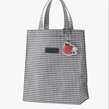 파미리아 체크 무늬 토트백