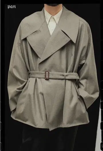 [ 레샵 별주 ] pan 숏 트렌치 코트