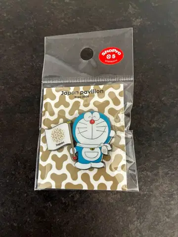 오사카 만국 박람회 일본관 도라에몽 핀 배지