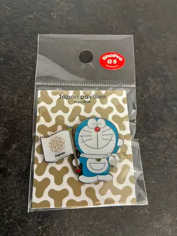 오사카 만국 박람회 일본관 도라에몽 핀 배지