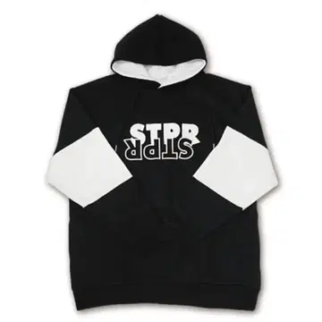 [ 스토푸리 ] 루즈핏 후드티 블랙