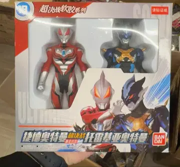 중국 한정판 울트라맨 소프트 비닐 세트 지드 폭주 트레기어