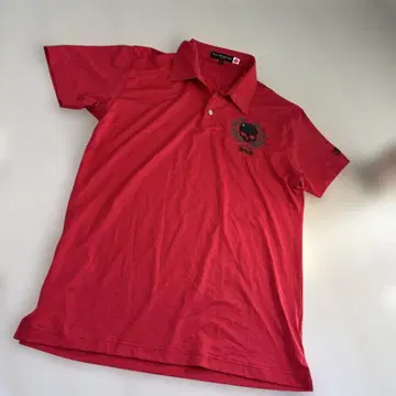 Dance With Dragon 레드 피케 셔츠 사이즈 2