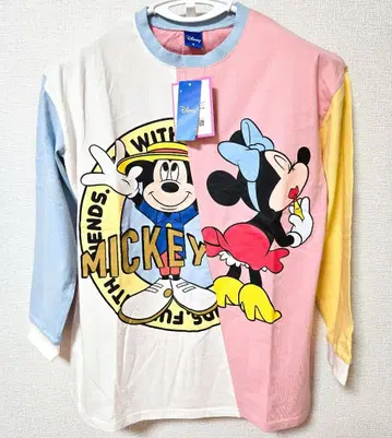 새상품 버스데이 produced by NANA 미키&미니 긴팔 티셔츠