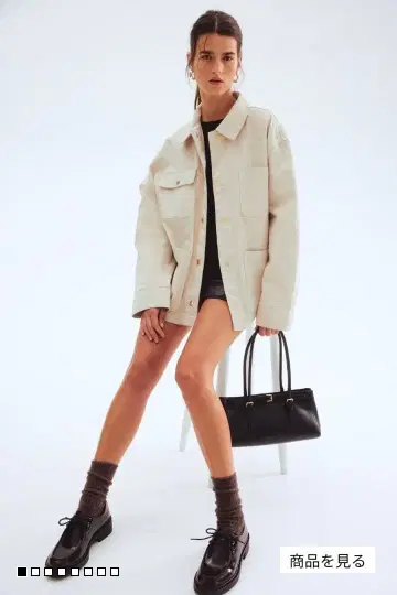 H&M 버튼 달린 자켓 L 사이즈