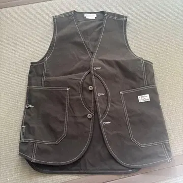 블랙 폴리에스테르 베스트 S 사이즈