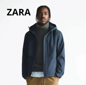 새상품급* ZARA 테크니컬 후드 자켓 네이비 S