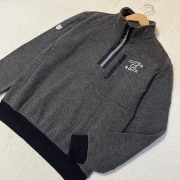 커터앤벅 속기모 집업 니트풍 맨투맨