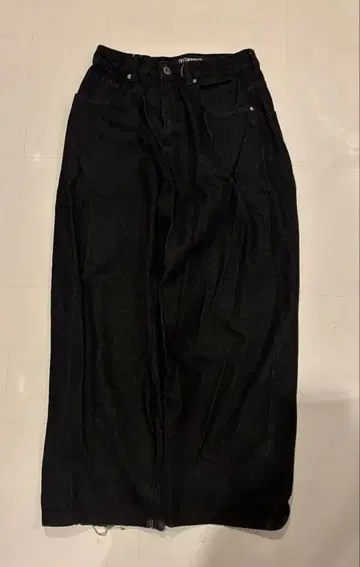 Bevis 배기 데님 블랙