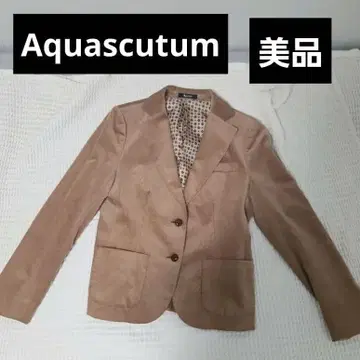Aquascutum 베이지 테일러드 자켓