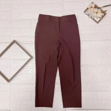 [새상품급] 플라스테 린넨 블렌드 스틱 팬츠 브라운 계열 슬랙스