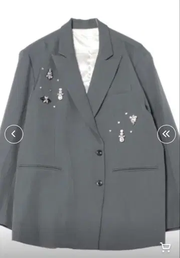 ANDRESD ] jewels shine boxy jacket 포멀