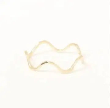 새상품급 K10 웨이브 디자인 골드링 약 13호 금