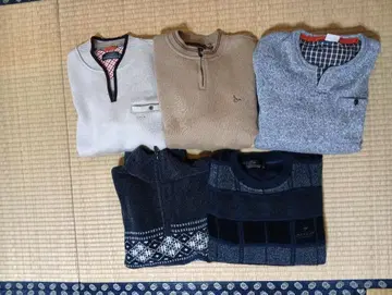 겨울 상품 두꺼운 원단 트레이닝복 5개 묶음 판매