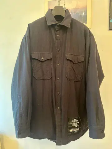 나노 유니버스 x 니시카와 다운 x 노구치 츠요시 오버 사이즈 다운 셔츠