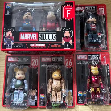 MARVEL STUDIOS 베어브릭 피규어 세트