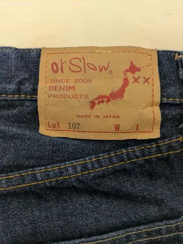 orSlow107 남성용 M 다크 네이비
