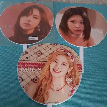 TWICE 부채 3종 MINA CHAE YOUNG DAHYUN