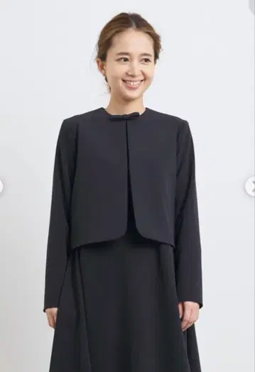 요리 yori 자켓 노카라 리본 세레모니