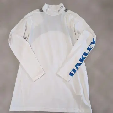 OAKLEY 터틀넥 셔츠 화이트 L 사이즈