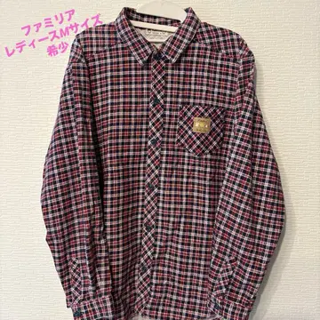 파미리아 여성용 성인 M 사이즈 빈티지 레어 빨간색 체크 인기