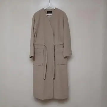 URBAN RESEARCH 베이지 노카라 롱 코트