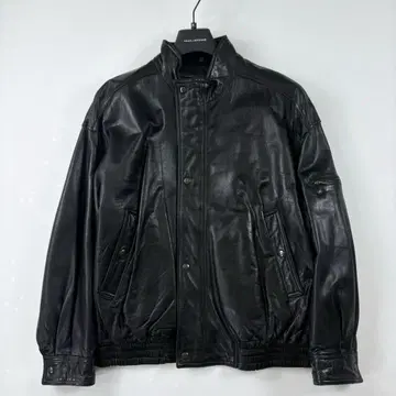 컨디션 최상 90s 가죽 자켓 블루종 램 가죽 천연 가죽 스탠드 카라