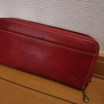 Dakota 가죽 빨간색 장지갑