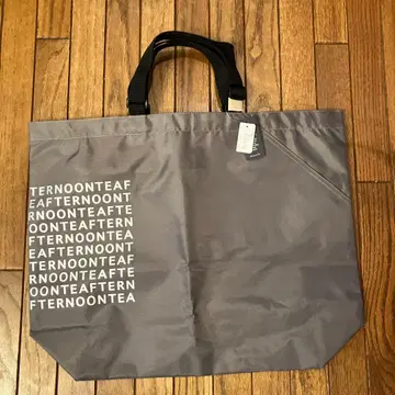 택 포함 새상품 애프터눈 티 슬릿 포켓 로고 에코백 L