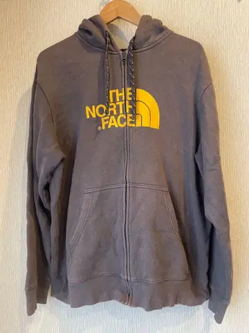 THE NORTH FACE 후드 부착 집업 후드티 그레이