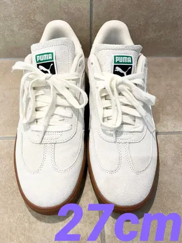 PUMA 화이트 스니커즈 PUMA ASCENSO SUEDE