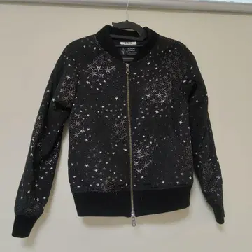 별 패턴 집업 자켓