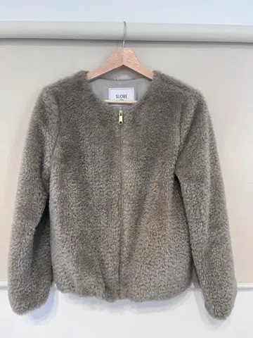 SLOBE 그레이 보아 자켓