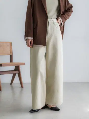 crewre 빈티지 와이드 팬츠 size1